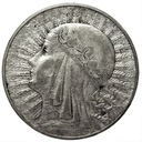 10 zł złotych 1933 Głowa kobiety Polonia SREBRO