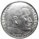 Niemcy 5 Marek 1935 Hindenburg SREBRO