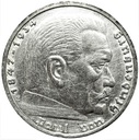 Niemcy 5 Marek 1936 Hindenburg SREBRO