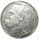 10 zł złotych 1937 Józef Piłsudski SREBRO