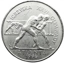 2 zł złote 1995 Atlanta Zapasy Igrzyska