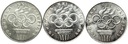 LOT 3 x 200 zł 1976 OLIMPIADA INWESTYCJA SREBRO