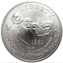 USA 1 Dolar 1991 Democracy SREBRO