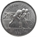 2 zł złote 1995 Atlanta Zapasy Igrzyska