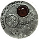 20 zł złotych 2001 Szlak Bursztynowy RZADKA