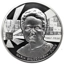 Sławni Polacy Maria Skłodowska-Curie SREBRO 925