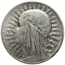 5 zł pięć złotych głowa kobiety 1934