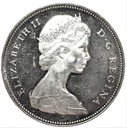 Kanada 1 Dolar Dollar 1966 Kanu, Canoe SREBRO