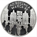 10 zł złotych 2008 40 rocznica marca '68