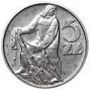 5 zł, pięć złotych z Rybakiem 1971 Rybak