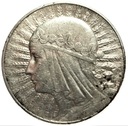 10 zł złotych 1932 Głowa kobiety Polonia SREBRO