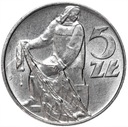 5 zł pięć złotych z Rybakiem 1973 Rybak