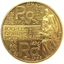 2 zł złote 1998 Skłodowska Polon i rad
