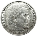 Niemcy 5 Marek 1937 Hindenburg SREBRO