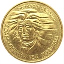 2 zł złote 1998 Adam Mickiewicz