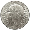 5 zł złotych 1933 Głowa kobiety Polonia SREBRO