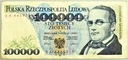 1990 100000 zł złotych Moniuszko seria BA