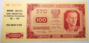 1948 100 zł Sto Złotych, seria KR NADRUK