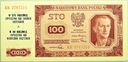1948 100 zł Sto Złotych, seria KR NADRUK (2)