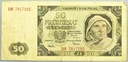 1948 50 zł Pięćdziesiąt Złotych seria DM (1)