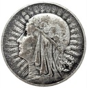 5 zł złotych 1933 Głowa kobiety Polonia SREBRO