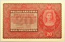 1919 20 Dwadzieścia Marek Polskich II Serja EF