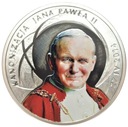 10 zł 2014 Kanonizacja Jana Pawła II TAMPONDRUK
