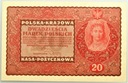 1919 20 Dwadzieścia Marek Polskich II Serja EF