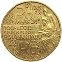 2 zł złote 1998 Skłodowska Polon i rad