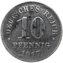 Królestwo Polskie 10 Fenigów 1917