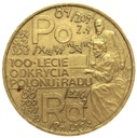 2 zł złote 1998 Skłodowska Polon i rad