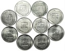 LOT 10 x 200 zł 1974 XXX lat PRL INWESTYCJA SREBRO