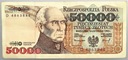 1993 50000 zł złotych Staszic seria D