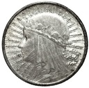 2 zł złote 1934 Głowa kobiety, Polonia SREBRO
