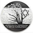 20 zł złotych 2008 Powstanie Getto Warszawskie