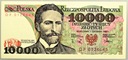 1988 10000 zł złotych Wyspiański, seria DP
