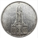 Niemcy 5 Marek Mark 1934 Wieża Kościół SREBRO