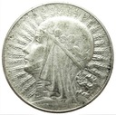 5 zł złotych 1933 Głowa kobiety Polonia SREBRO