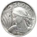 2 zł złote 1925 Kobieta i kłosy żniwiarka PIĘKNA