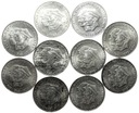 LOT 10x 200 zł 1975 Zw Faszyzmem INWESTYCJA SREBRO