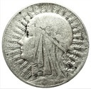 5 zł pięć złotych głowa kobiety 1934