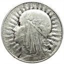5 zł złotych 1933 Głowa kobiety Polonia SREBRO (2)