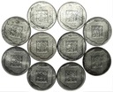 LOT 10 x 200 zł 1974 XXX lat PRL INWESTYCJA SREBRO