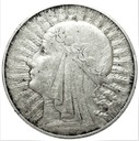 10 zł złotych 1932 Głowa kobiety Polonia SREBRO