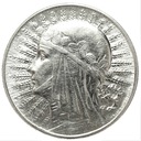 5 zł złotych 1933 Głowa kobiety Polonia SREBRO