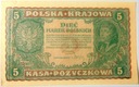 1919 5 Pięć Marek Polskich II Serja AP