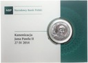 10 zł złotych 2014 Kanonizacja Jana Pawła II