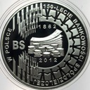 10 zł złotych 2012 Bankowość Spółdzielcza 150lecie