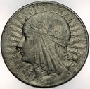 5 zł złotych 1934 Głowa kobiety Polonia SREBRO