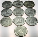 LOT 10 x 200 zł 1974 XXX lat PRL INWESTYCJA SREBRO